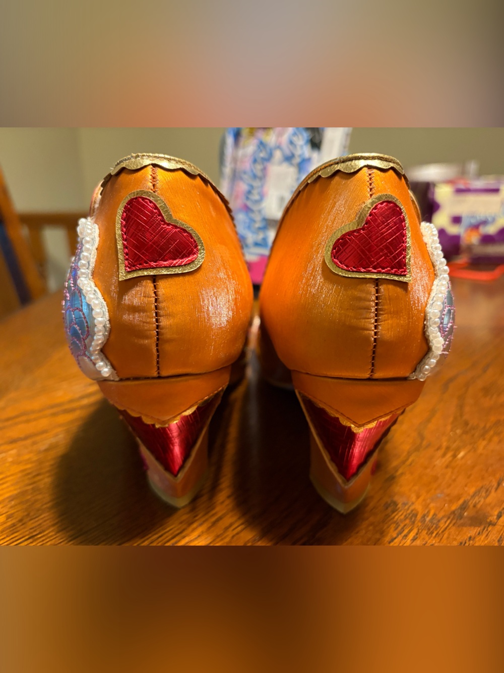 Glitter Rainbow Summer Of Love-orange size 41/10 - Picture 3 of 8